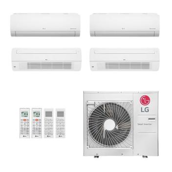 Ar Condicionado Multisplit Quad 54000 Btu(2x9000+2x18000) Quente/frio - Inverter - LG - 220v - Amnw18gttc0 Amnw09gsaa1 / Z5uw48gfb1
