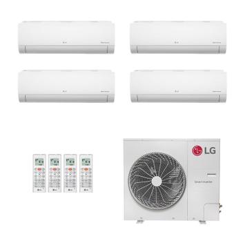 Ar Condicionado Multisplit Quad 54000 Btu(2x9000+2x18000) Frio - Inverter - LG - 220v - Amnw18gska1 Amnw09gsaa1 / Z5uq54gfb1