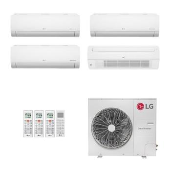 Ar Condicionado Multisplit Quad 45000 Btu(3x9000+18000) Frio - Inverter - LG - 220v - Amnw18gttc0 Amnw09gsaa1 / Z5uq54gfb1