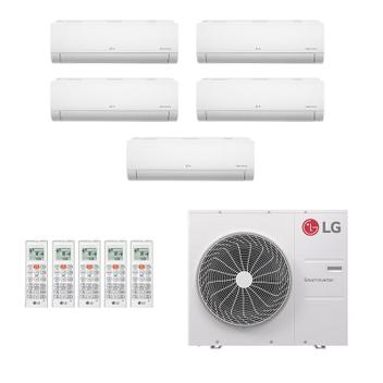 Ar Condicionado Multisplit Penta 63000 Btu(3x9000+12000+24000) Frio - Inverter - LG - 220v - Amnw24gska1 Amnw12gsja1 Amnw09gsaa1 / Z5