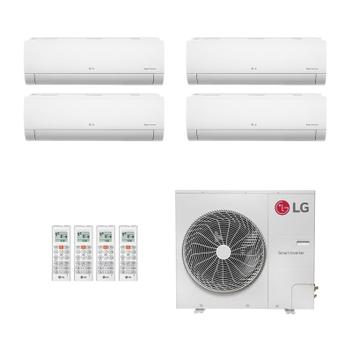 Ar Condicionado Multisplit Quad 45000 Btu(3x9000+18000) Frio - Inverter - LG - 220v - Amnw18gska1 Amnw09gsaa1 / Z5uq54gfb1