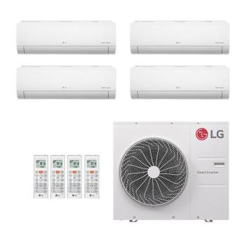 Ar Condicionado Multisplit Quad 51000 Btu(3x9000+24000) Frio - Inverter - LG - 220v - Amnw24gska1 Amnw09gsaa1 / Z5uq54gfb1
