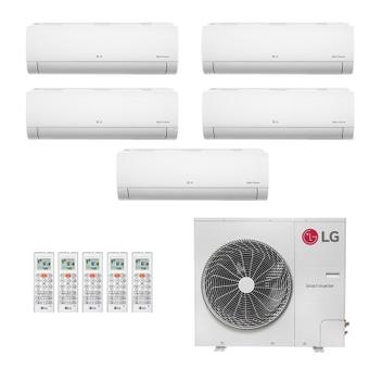 Ar Condicionado Multisplit Penta 56000 Btu(4x12000+24000) Frio - Inverter - LG - 220v - Amnw24gska1 Amnw12gsja1 / Z5uq54gfb1