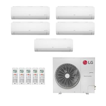 Ar Condicionado Multisplit Penta 54000 Btu(4x9000+18000) Frio - Inverter - LG - 220v - Amnw18gska1 Amnw09gsaa1 / Z5uq54gfb1