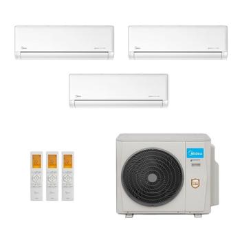 Ar Condicionado Multisplit Tri 30000 Btu(2x9000+12000) Quente/frio - Inverter - Springer Midea - 220v - 42ezmsa12m5 42ezmsa09m5 / 38mbmta27m5