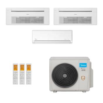 Ar Condicionado Multisplit Tri 45000 Btu(2x18000+9000) Quente/frio - Inverter - Springer Midea - 220v - 40kvaqb18m5 42ezmsa09m5 / 38mbmma36m5