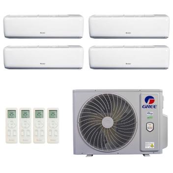 Ar Condicionado Multisplit Penta 51000 Btu(3x9000+2x12000) Quente/frio - Inverter - Gree - 220v - Gwh(12)atc-d6dna1a Gwh(09)atb-d6dna1a /