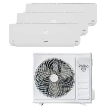 Ar Condicionado Multisplit Tri 30000 Btu(2x9000+12000) Quente/frio - Inverter - Philco - 220v - Pac9qv Pac12qv / Pac27qv