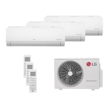 Ar Condicionado Multisplit Tri 23000 Btu(2x7000+9000) Quente/frio - Inverter - LG - 220v - Amnw09gsaa1 Amnw07gsaa1 / Z3uw21gfb1