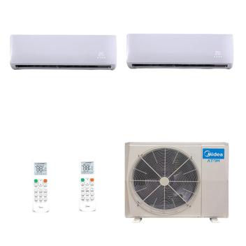 Ar Condicionado Multisplit Bi 21000 Btu(9000+12000) Quente/frio - Inverter - Midea - 220v - 42atmqa12m5 42atmqa09m5 / 38atqa28m5