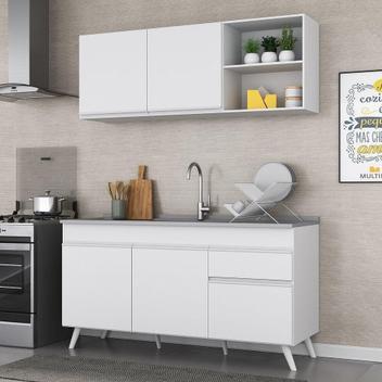 Armário de Cozinha Compacta 150cm Veneza Multimóveis V2079