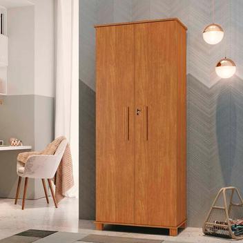 ②点セット　27 Armário Multiuso 2 Portas Nature Dallas Fênix - Moveis Fenix