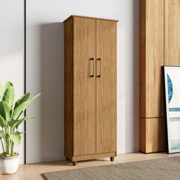 Armário Multiuso Nina 2 Portas cor Cedro - Rud Rack - Armário Multiuso ...