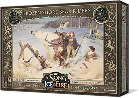 As Crônicas de Gelo e Fogo Jogo de Miniaturas de Mesa Frozen Shore Bear  Riders Unit Box Strategy Game para Adolescentes e Adultos com Idades 14 +  2+ Jogadores Tempo Médio de