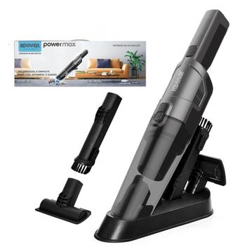Aspirador de Pó Recarregavel Sem Fio Portatil Potente De Mão Power Max ...