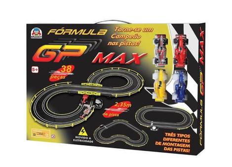 Autorama Elétrico Pista De Corrida Fórmula Gp Max - Braskit - Autorama ...