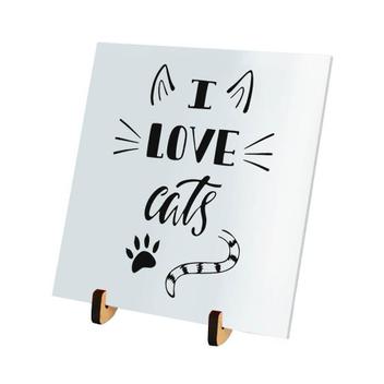 "I Love My Cats" Decorative Refrigerator Magnet - Fun Novelty Gift For Cat Lovers 8 thumbnail image