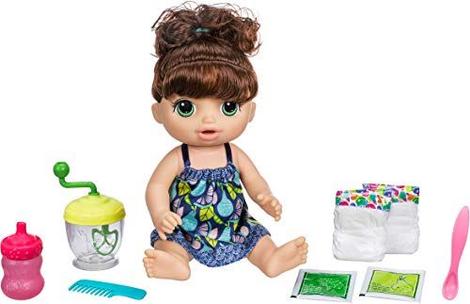 Baby Alive Sweet Spoonfuls Baby Doll Girl BR E0587 Boneca