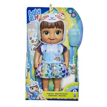 Boneca Bebê com Acessórios - Baby Alive - Hora do Suco - Vestido Azul -  Hasbro