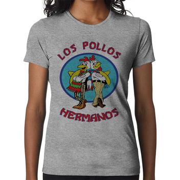 Baby Look Los Pollos Hermanos Foca na Moda Blusas Femininas Magazine Luiza