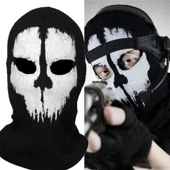 Unisex Ghost Stampa Maschera Balaclava Ghosts Skull Maschera Full Face - Foto 10