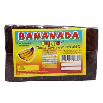 Bananada Lisa Mariola c/50 - Unidoce - Doce de Banana / Bananinha
