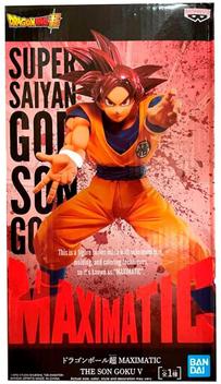 Figure dragon ball super - goku super sayajin god - maximatic ref:  17034/22492 em Promoção na Americanas