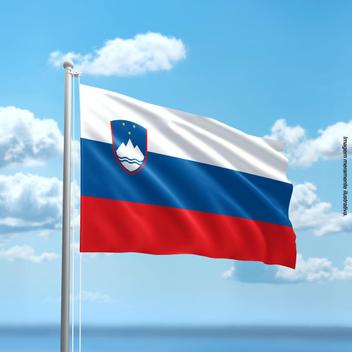 Bandeira da Eslovênia 80cmx140cm Tecido Oxford 100% Poliéster - PRESENTE- BRINDE - Bandeiras - Magazine Luiza
