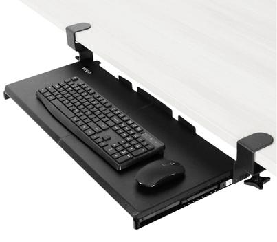 Bandeja de teclado VIVO MOUNT-KB05E Under Desk 68x28cm preta