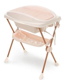 Banheira Premium Rosé com Suporte e Trocador - Galzerano - Banheira de ...