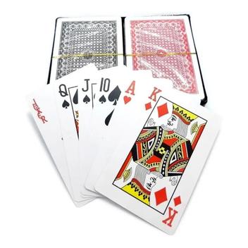 Jogo De Baralho Duplo 100% Plástico Estojo Cartas Laváveis Truco Pôquer 21  Buraco Paciência - 123 Útil - Baralho - Magazine Luiza