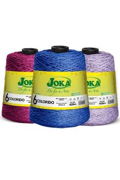 Barbante Colorido 600g N6 - Joka Novelos - Barbante - Magazine Luiza