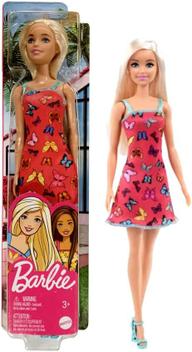 Boneca Barbie gravida vestido vermelho