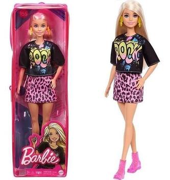 Boneca Barbie Fashionista Loira - Roupa de Rock - Mattel - Boneca Barbie -  Magazine Luiza