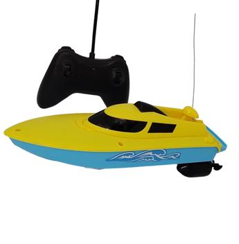 Barco Lancha Controle Remoto Super Rápido Bat recarregável 26Cm Speed ...