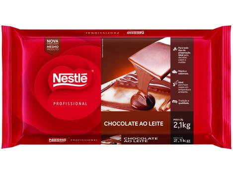 Barra de Chocolate Profissional Ao Leite 2,1kg Nestle - Chocolate ...