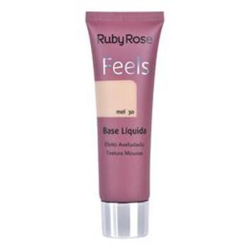 Base Líquida Feels Nude Mel 30-Ruby Rose - Base Facial - Magazine Luiza