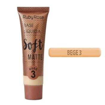 Base Líquida Soft Matte Ruby Rose Nude 3