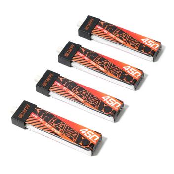 BETAFPV 4 stuks BT2.0 550 mAh 1S batterij 3,8 V 40C/80C Lipo-batterij met BT2.0-aansluiting compatibel met 75-85 mm 1S FPV Racing Whoop Drone Quadcopters zoals Meteor75 Pro FPV drone