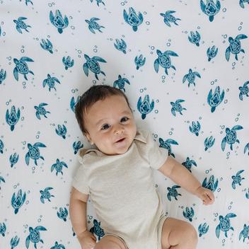 Bebe Au Lait Musselin-Bettlaken – Superweich Aus Bambus-Viskose & Baumwolle | Atmungsaktiv & Sanft Zur Babyhaut | Für Standard-Kinderbettmatratzen