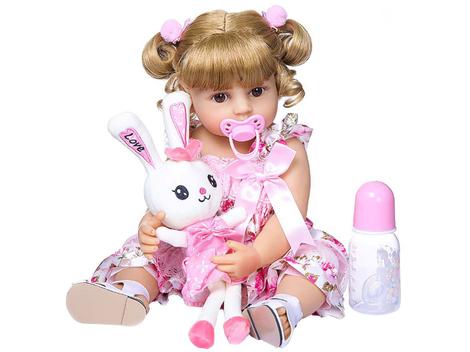 Boneca Bebe Reborn Laura Baby Gabriela Multicor : : Brinquedos  e Jogos