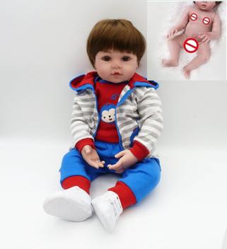 Bebe Reborn Menino 100% Silicone 47 Cm - Lucas - Full