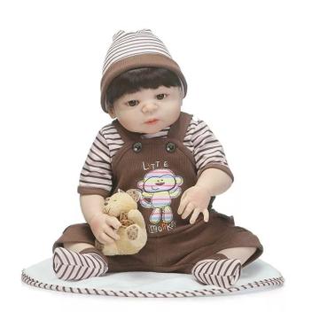 Bebê Reborn Menino Realista 100% Silicone 57cm - Andre Loiro - PRO BABY  REBORN - Boneca Reborn - Magazine Luiza