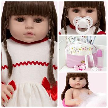 Bebe reborn real verdade larinha kit e acessorios 1500150084