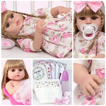 Boneca Bebe Reborn Menina Loira Enxoval Completo Envio 24hrs - Cegonha  Reborn Dolls - Bonecas - Magazine Luiza