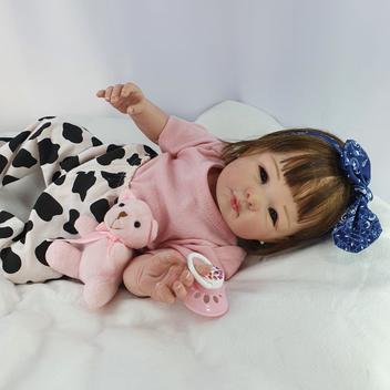 Bebe Reborn Realista Princesa Pode Tomar Banho Nacional Boneca Reborn Magazine Luiza