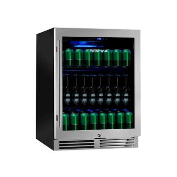 Geladeira/refrigerador 135 Litros 1 Porta Inox - Benmax - 110v - Bec135lr