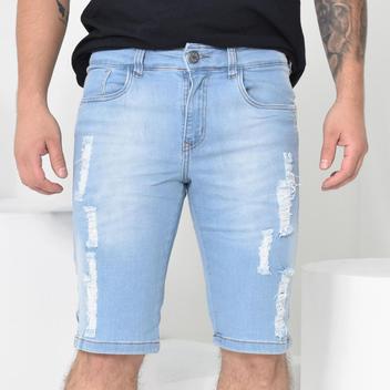 Bermuda Jeans Masculina Shorts Jeans Masculino Rasgado Top - TBTJeans ...
