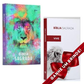 Biblia Sagrada Leao Consumado ACF Letra Maior Capa Dura - Bíblia