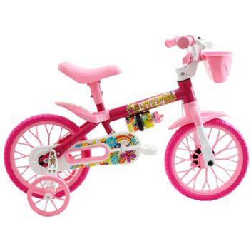 Bicicleta Cairu Lilly Aro 12 Rígida 1 Marcha - Rosa